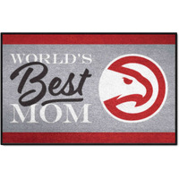 Atlanta Hawks World's Best Mom Starter Mat Accent Rug - 19in. x 30in.