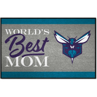 Charlotte Hornets World's Best Mom Starter Mat Accent Rug - 19in. x 30in.