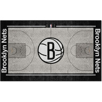 Brooklyn Nets 6 ft. x 10 ft. Plush Area Rug