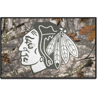 Chicago Blackhawks Camo Starter Mat Accent Rug - 19in. x 30in.
