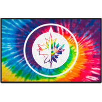 Winnipeg Jets Tie Dye Starter Mat Accent Rug - 19in. x 30in.
