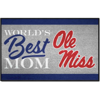 Ole Miss Rebels World's Best Mom Starter Mat Accent Rug - 19in. x 30in.