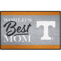 Tennessee Volunteers World's Best Mom Starter Mat Accent Rug - 19in. x 30in.