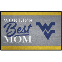 West Virginia Mountaineers World's Best Mom Starter Mat Accent Rug - 19in. x 30in.