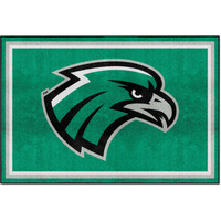 Northeastern State Riverhawks 5ft. x 8 ft. Plush Area Rug