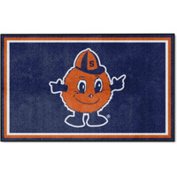 Syracuse Orange 4ft. x 6ft. Plush Area Rug, Otto Mascot Logo