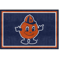 Syracuse Orange 5ft. x 8 ft. Plush Area Rug, Otto Mascot Logo