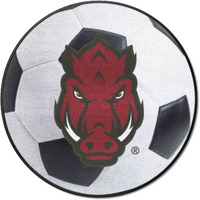 Arkansas Razorbacks Soccer Ball Rug - 27in. Diameter