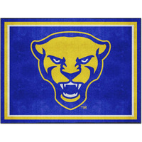 Pitt Panthers 8ft. x 10 ft. Plush Area Rug, Panther Logo
