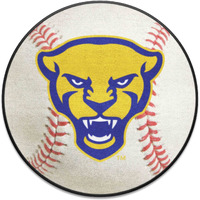 Pitt Panthers Baseball Rug, Panther Logo - 27in. Diameter