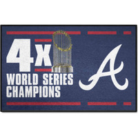 Atlanta Braves Dynasty Starter Mat Accent Rug - 19in. x 30in.