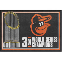 Baltimore Orioles Dynasty 5ft. x 8 ft. Plush Area Rug