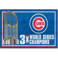 Chicago Cubs Dynasty 5ft. x 8 ft. Plush Area Rug