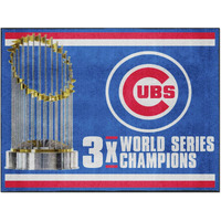 Chicago Cubs Dynasty 8ft. x 10 ft. Plush Area Rug