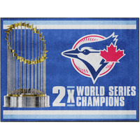 Toronto Blue Jays Dynasty 8ft. x 10 ft. Plush Area Rug