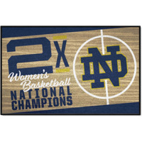 Notre Dame Fighting Irish Dynasty Starter Mat Accent Rug Women's Basketball - 19in. x 30in.
