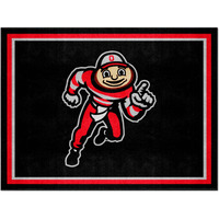 Ohio State Buckeyes 8ft. x 10 ft. Plush Area Rug