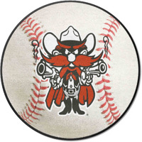 Texas Tech Red Raiders Baseball Rug - 27in. Diameter