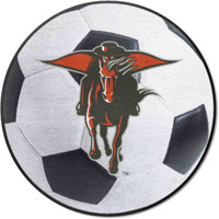 Texas Tech Red Raiders Soccer Ball Rug - 27in. Diameter