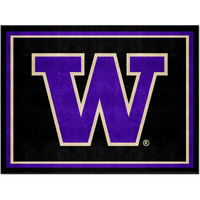 Washington Huskies 8ft. x 10 ft. Plush Area Rug
