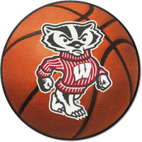 Wisconsin Badgers Basketball Rug - 27in. Diameter