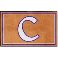 Clemson Tigers 4ft. x 6ft. Plush Area Rug