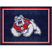 Fresno State Bulldogs 8ft. x 10 ft. Plush Area Rug