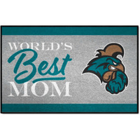 Coastal Carolina Chanticleers World's Best Mom Starter Mat Accent Rug - 19in. x 30in.