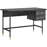 Nexus Office Desk, Black Charcoal