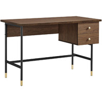 Nexus Office Desk, Black Walnut
