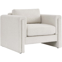Visible Boucle Fabric Armchair