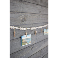 WOODEN GARLAND WITH CLOTHES PIN