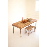 RECYCLED WOOD DINING TABLE