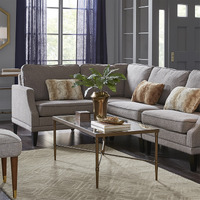 Bronze Metal Frame Coffee Table with Tempered Glass Top - Elegant and Sturdy Focal Point for Any Space - Easy Assembly - Timeless and Classic Design - Suitable for Various Interior Styles