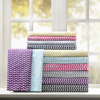 Ergode Printed Microfiber Sheet Set - Vibrant & Wrinkle-Free Bedding with Antimicrobial Treatment, OEKO-TEX Certified