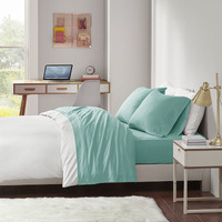 Ultimate Comfort All Season Jersey Knit Cotton Blend Sheet Set - Luxurious & Cozy Bedding for Any Weather - Wide Range of Colors - Machine Washable & Snug Fit - Sleep in Style & Comfort