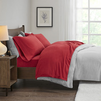 Ergode Luxury Sheet Set - Cozy Retreat Bedding Ensemble with Captivating Prints and Timeless Solids - Warm, Comfortable, and Machine Washable - Complete with Fitted Sheet, Flat Sheet, and Pillowcases