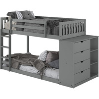 MISSION CHEST BUNK DARK GREY