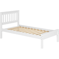 Contempo Mission Twin White Bed_x005f_x005f_x005f_x000D_