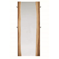 Winslow Standing Mirror Smokey Walnut and Coffee Bean