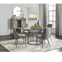 Granvia Dining Table Base Gunmetal