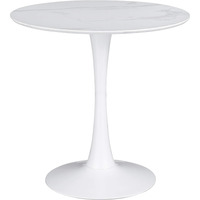 Arkell 30-inch Round Pedestal Dining Table White