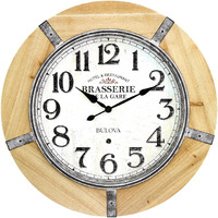 Bulova Clocks C3396  The Le Brasserie, Antiqued,