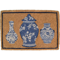 Imports Decor 668TCM Ginger Jar Coir Hand Woven Printed Door Mats