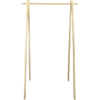 Solid Wood No Tool Assembly Collapsible Aesthetic Clothing Garment Rack