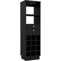 Classic Bar Cabinet  -Living Room -Black