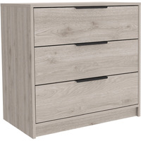 Kaia 3 Drawers Dresser  -Bedroom -Light Gray