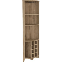 Essential Corner Bar Cabinet -Living Room -Macadamia