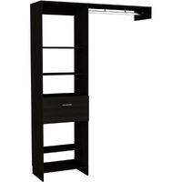 Manchester 150 Closet System -Bedroom -Black