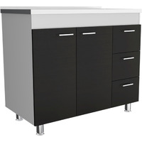 Ferretti Base Cabinet  -Kitchen -White / Black
